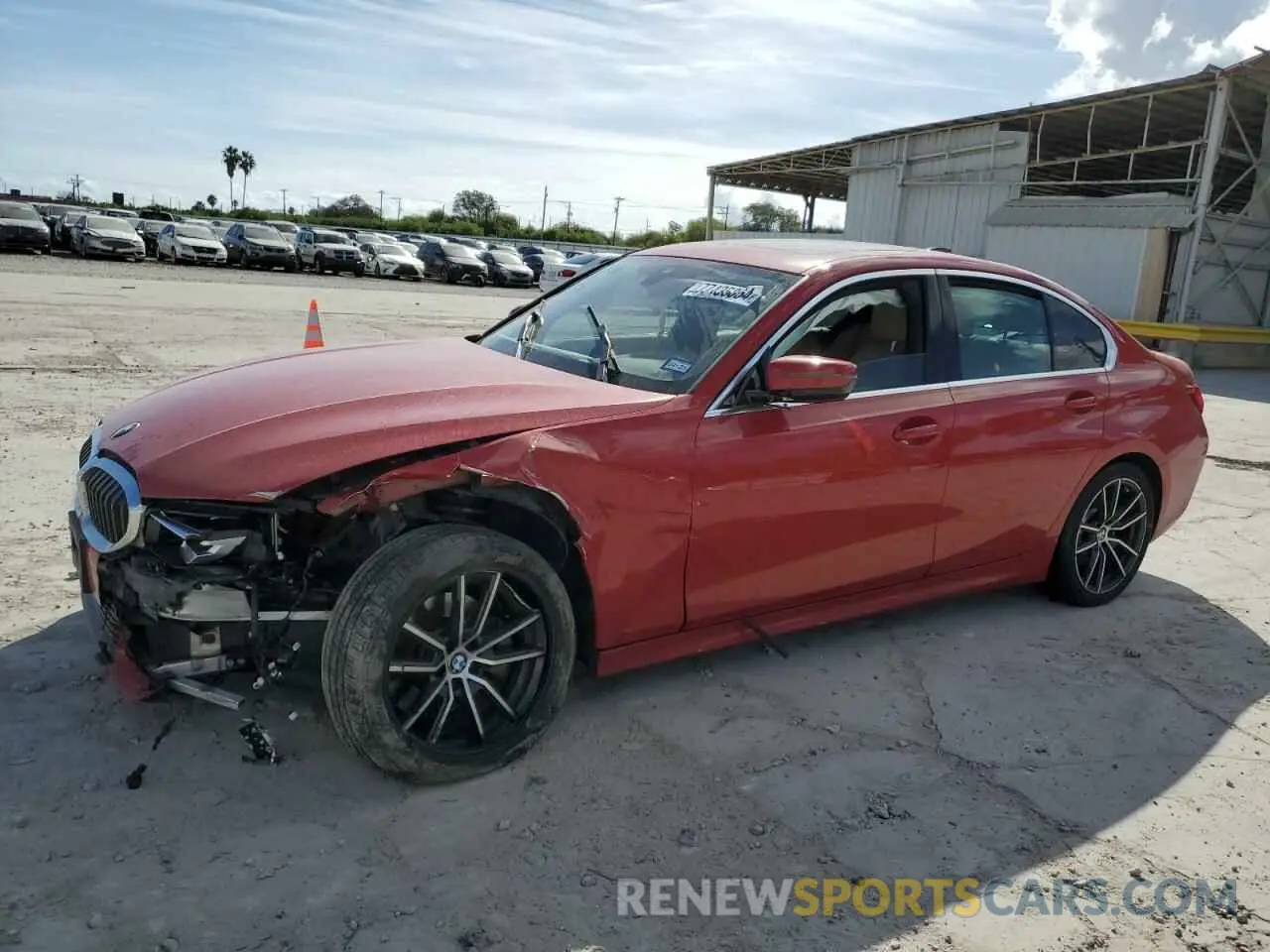 1 fotografías del automóvil dañado WBA5R1C53KFH13113 BMW 3 SERIES 2019