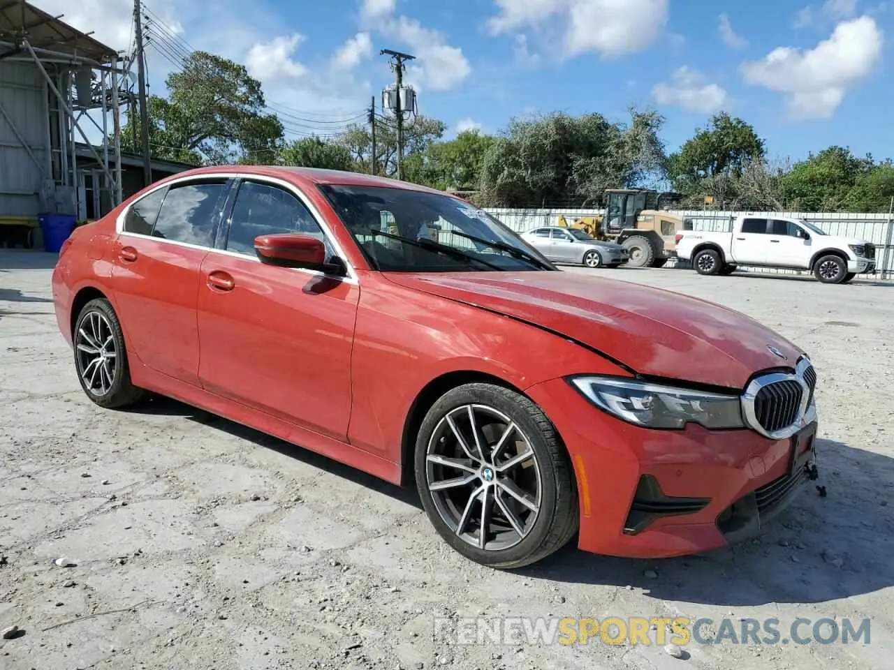 4 fotografías del automóvil dañado WBA5R1C53KFH13113 BMW 3 SERIES 2019