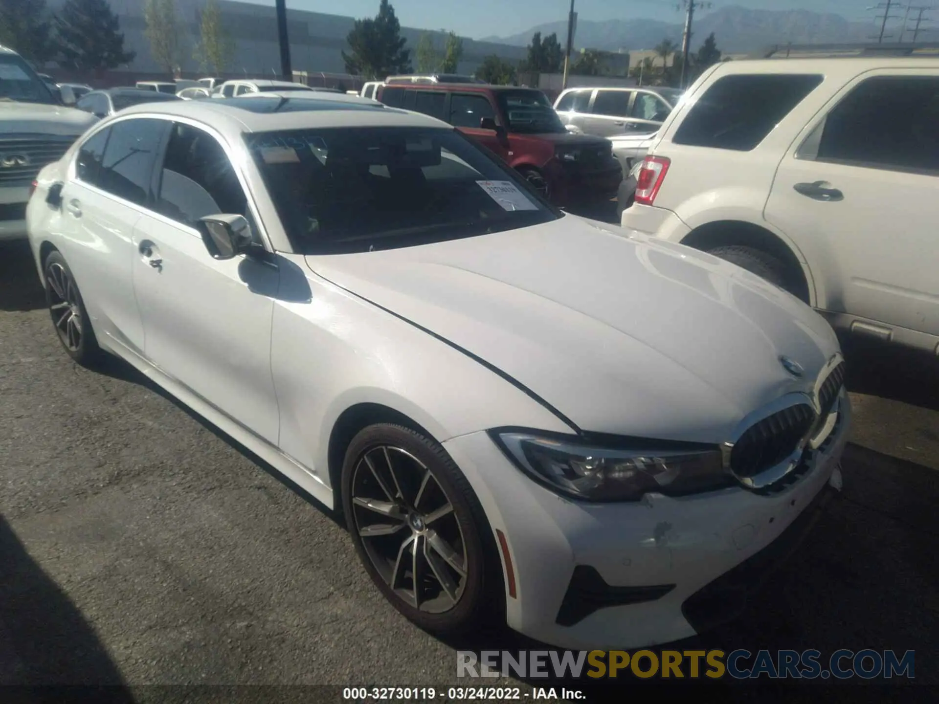1 fotografías del automóvil dañado WBA5R1C54KAJ99394 BMW 3 SERIES 2019