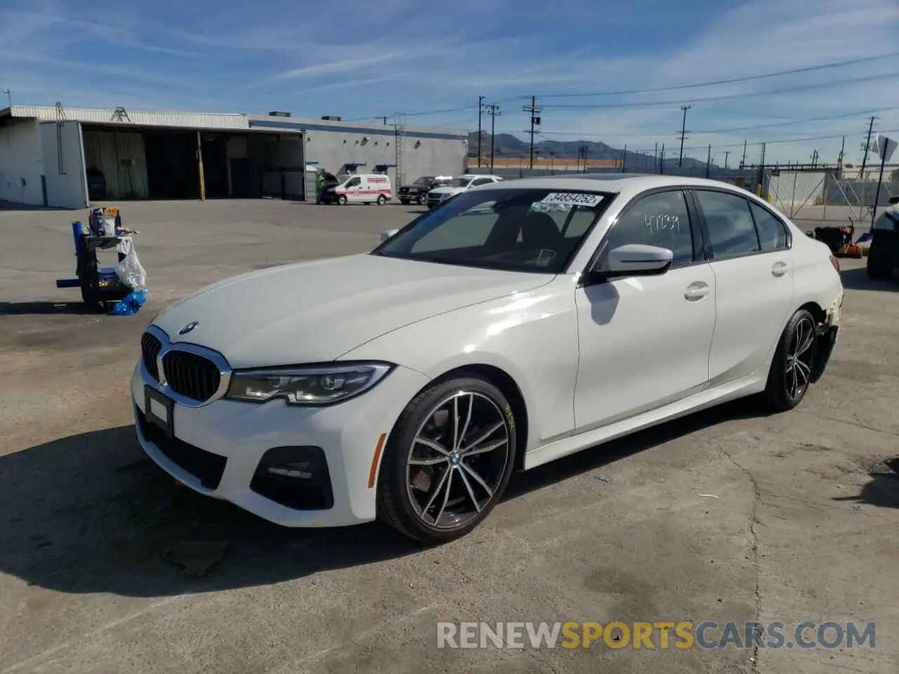 2 fotografías del automóvil dañado WBA5R1C54KAK09678 BMW 3 SERIES 2019