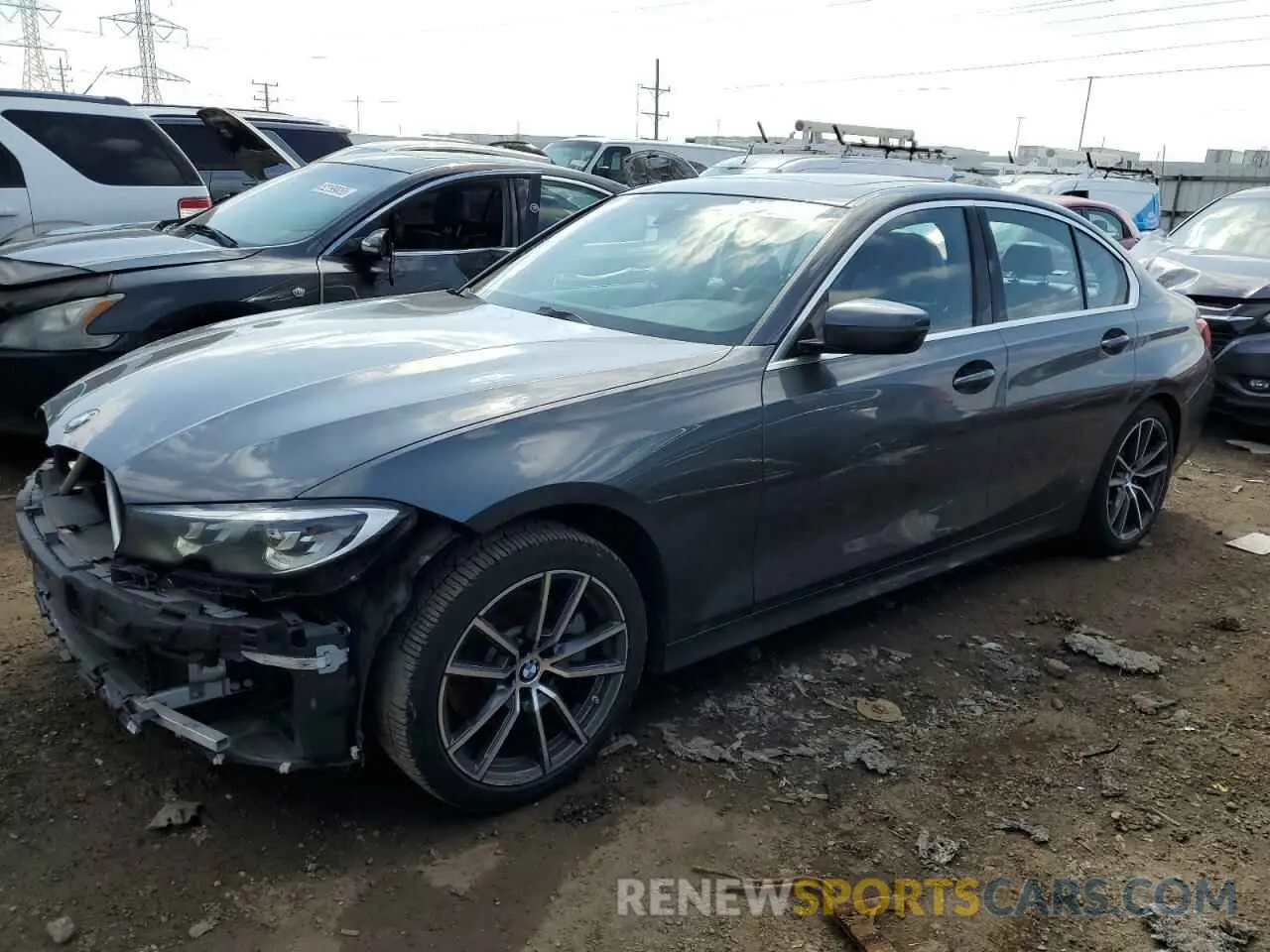 1 fotografías del automóvil dañado WBA5R1C55KAJ98853 BMW 3 SERIES 2019