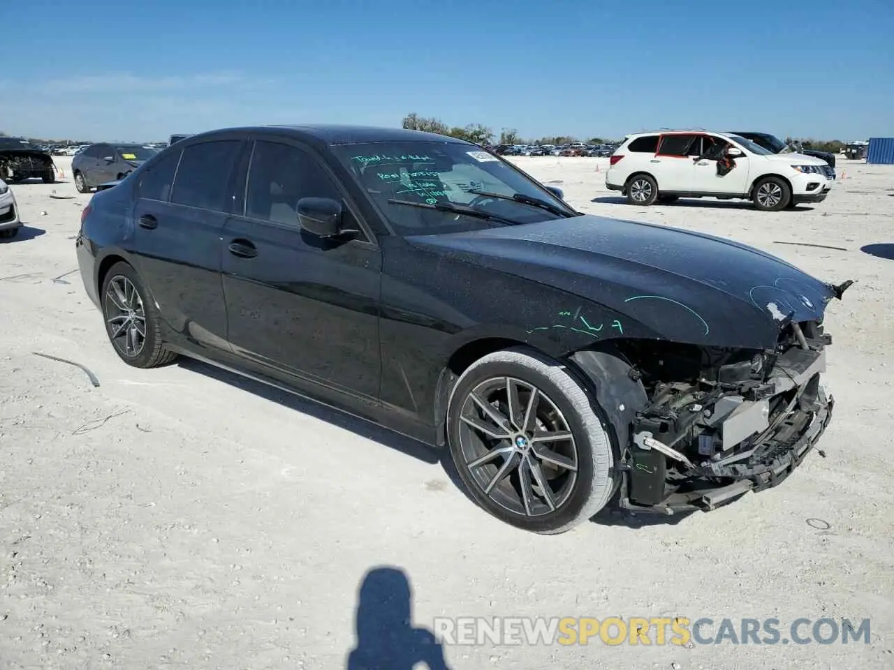 4 fotografías del automóvil dañado WBA5R1C56KAJ99753 BMW 3 SERIES 2019