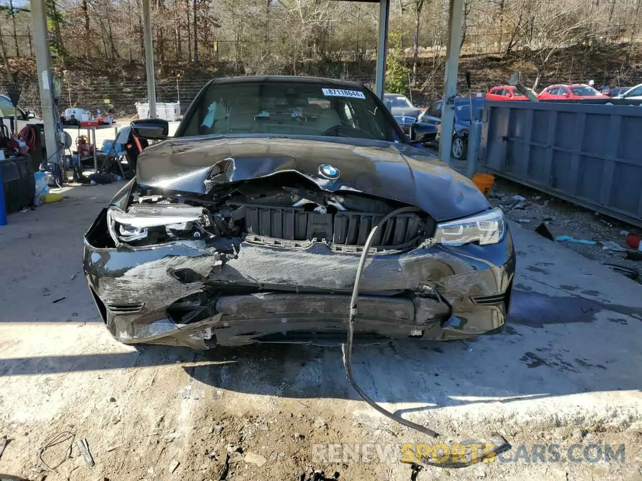 5 fotografías del automóvil dañado WBA5R1C57KFH02566 BMW 3 SERIES 2019