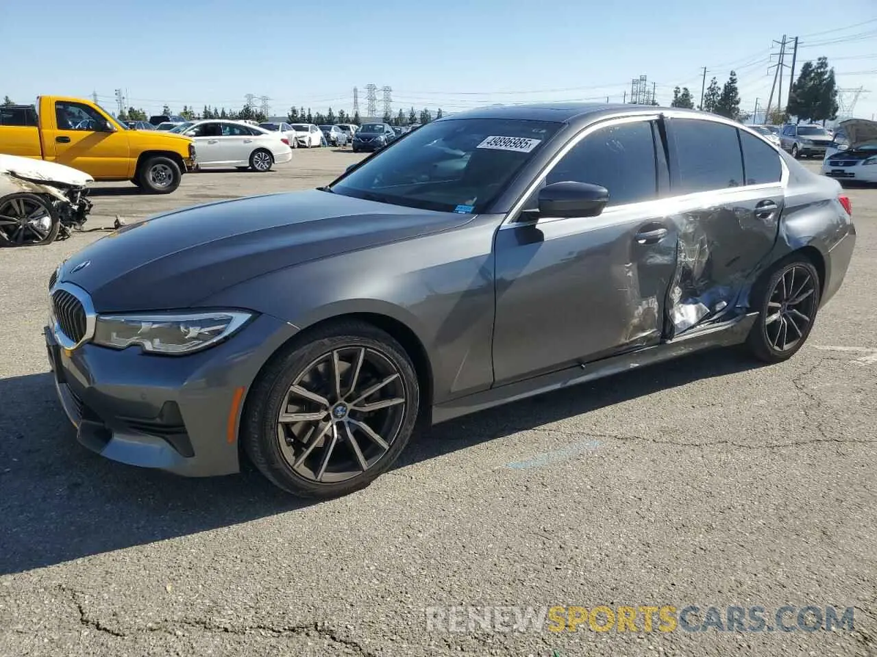 1 fotografías del automóvil dañado WBA5R1C57KFH22056 BMW 3 SERIES 2019