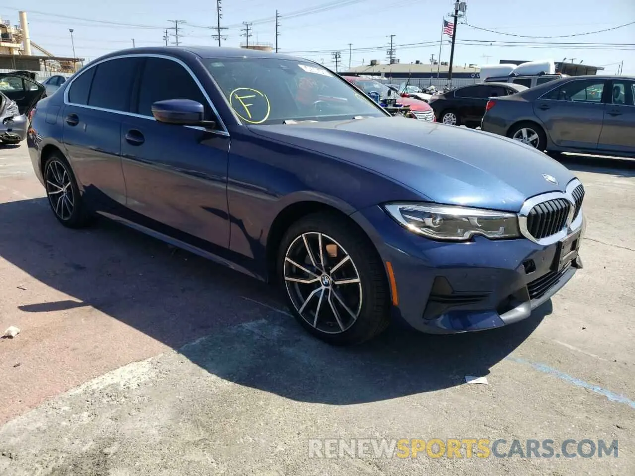 1 fotografías del automóvil dañado WBA5R1C58KAK10638 BMW 3 SERIES 2019
