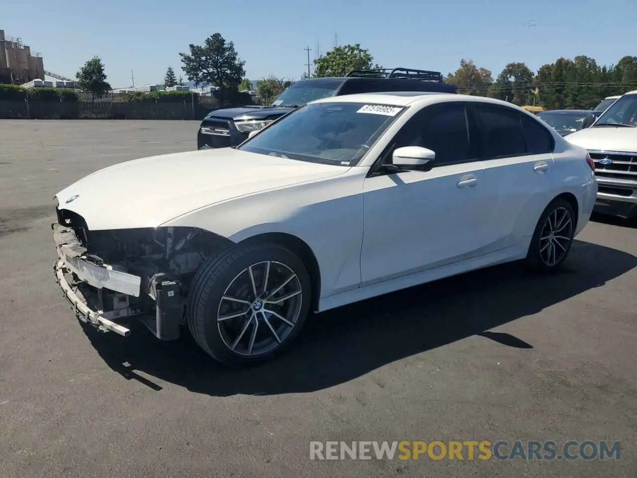1 fotografías del automóvil dañado WBA5R1C5XKAE81283 BMW 3 SERIES 2019