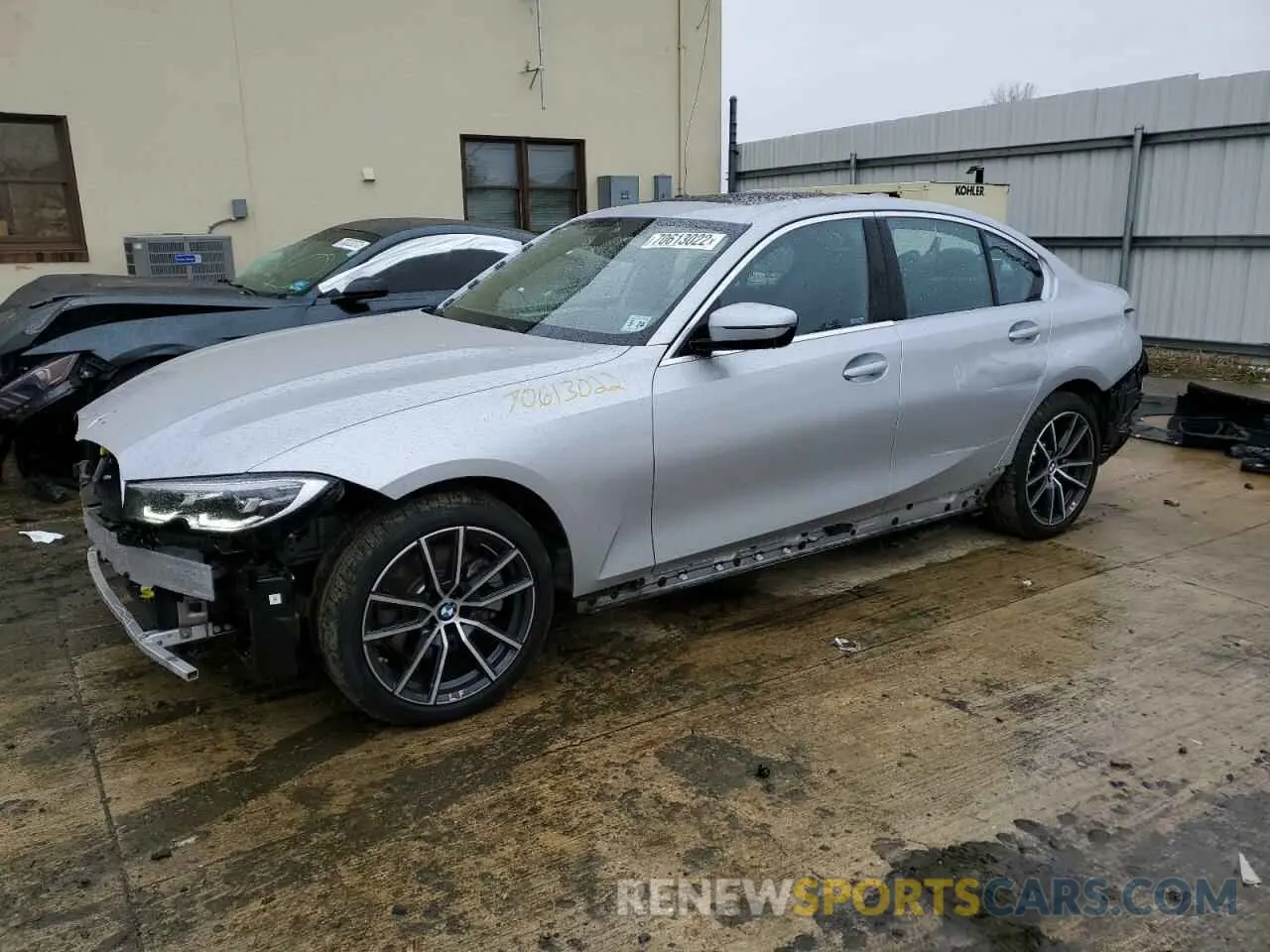 1 fotografías del automóvil dañado WBA5R7C50KAJ83552 BMW 3 SERIES 2019