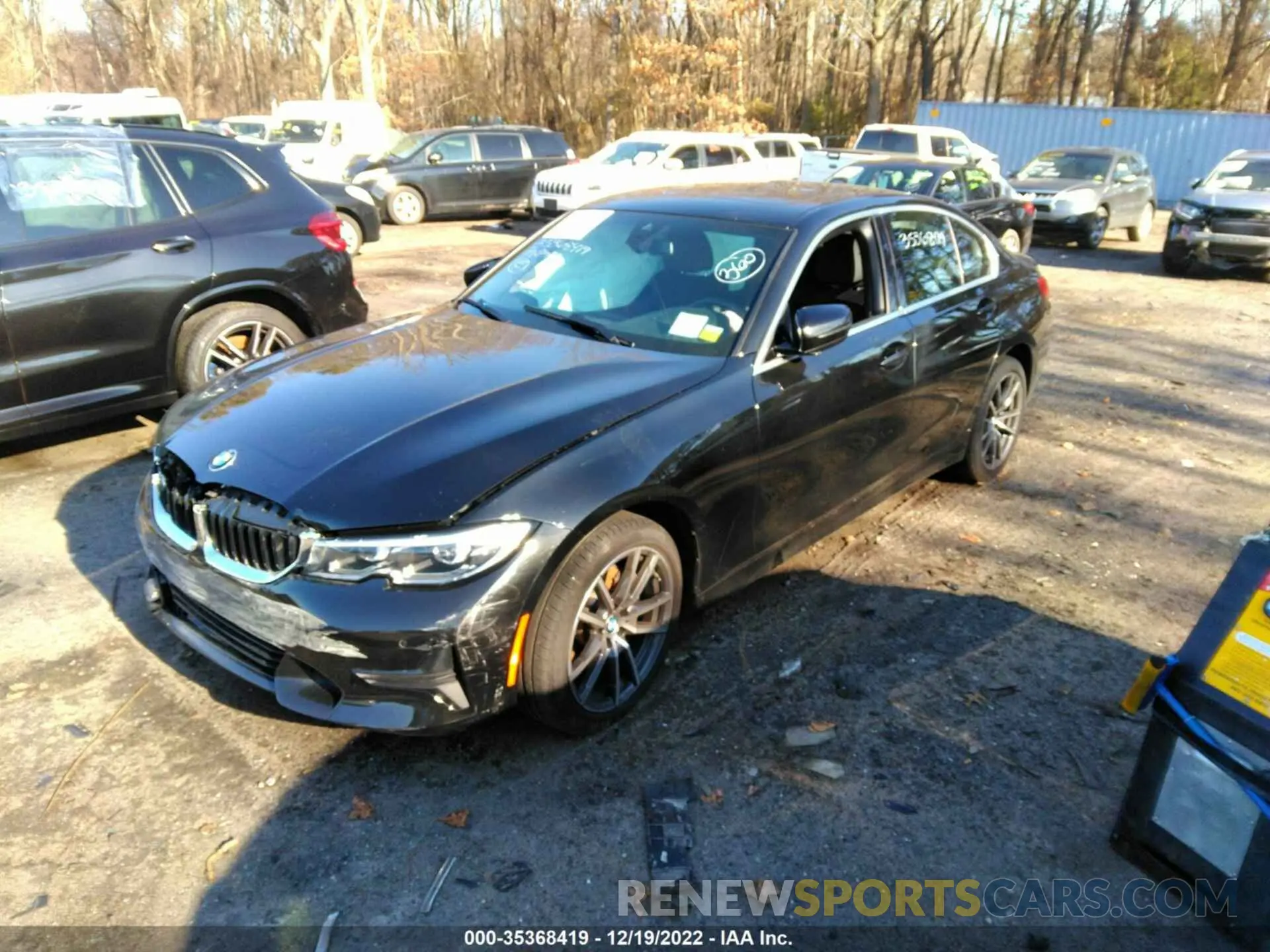 2 fotografías del automóvil dañado WBA5R7C50KAJ86757 BMW 3 SERIES 2019