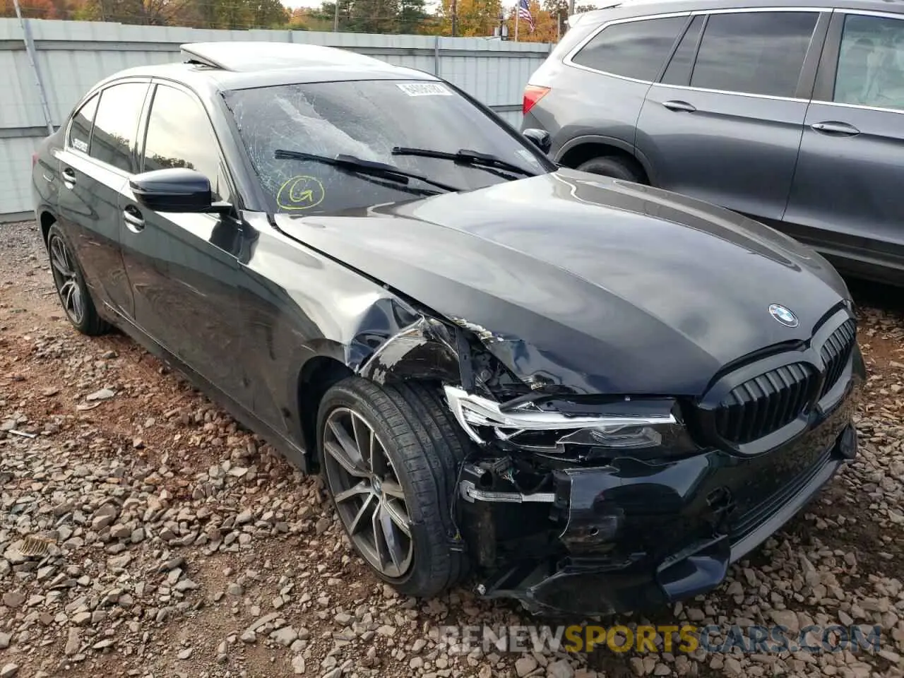 1 fotografías del automóvil dañado WBA5R7C51KAJ79686 BMW 3 SERIES 2019