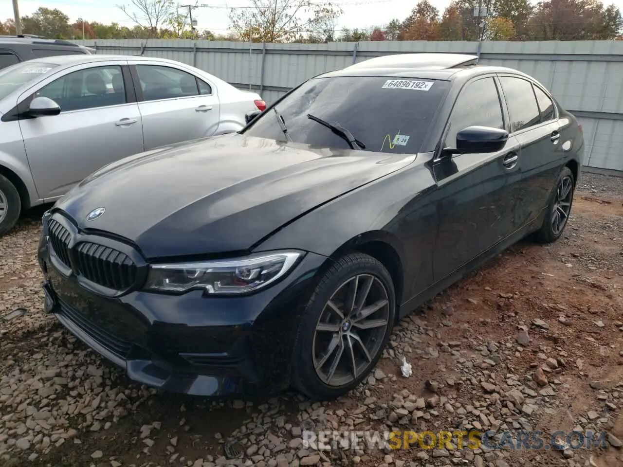 2 fotografías del automóvil dañado WBA5R7C51KAJ79686 BMW 3 SERIES 2019