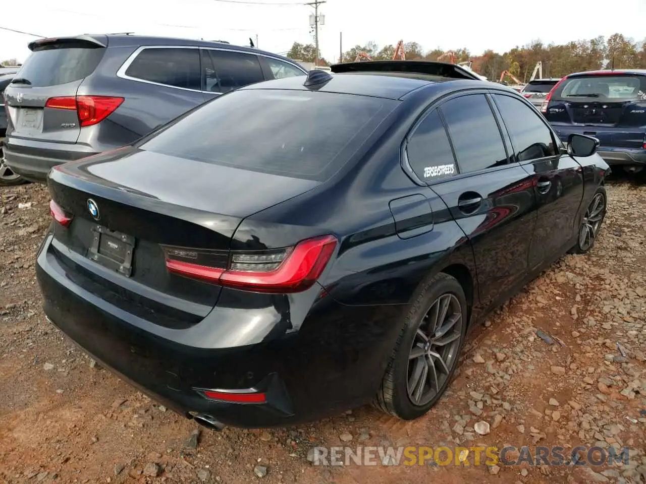 4 fotografías del automóvil dañado WBA5R7C51KAJ79686 BMW 3 SERIES 2019