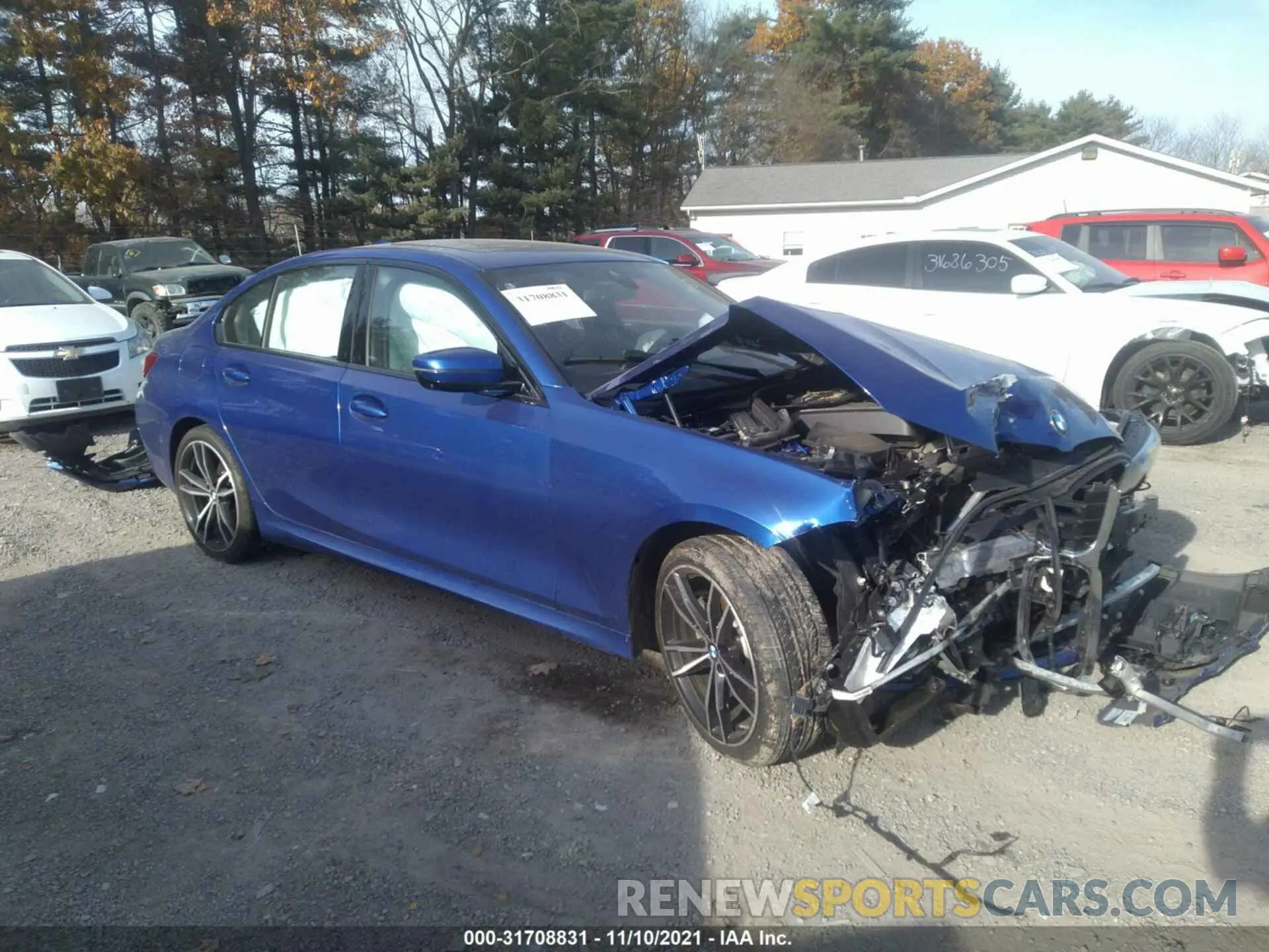 1 fotografías del automóvil dañado WBA5R7C52KAJ78336 BMW 3 SERIES 2019