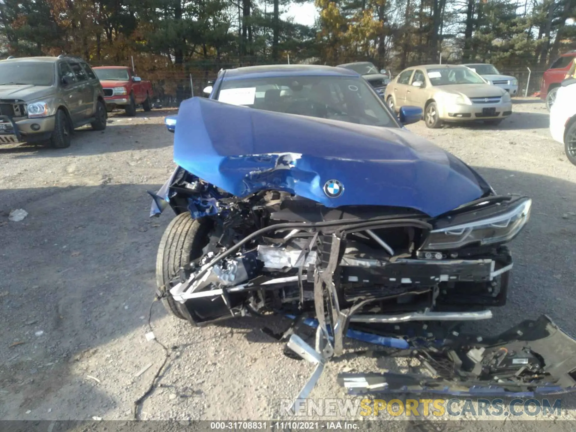 6 fotografías del automóvil dañado WBA5R7C52KAJ78336 BMW 3 SERIES 2019