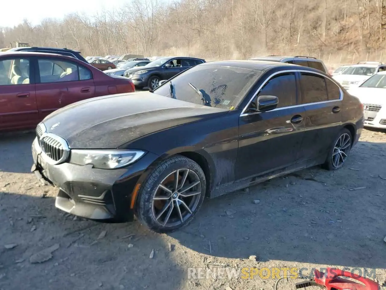 1 fotografías del automóvil dañado WBA5R7C52KAJ84380 BMW 3 SERIES 2019