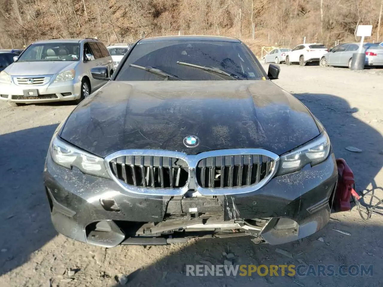 5 fotografías del automóvil dañado WBA5R7C52KAJ84380 BMW 3 SERIES 2019