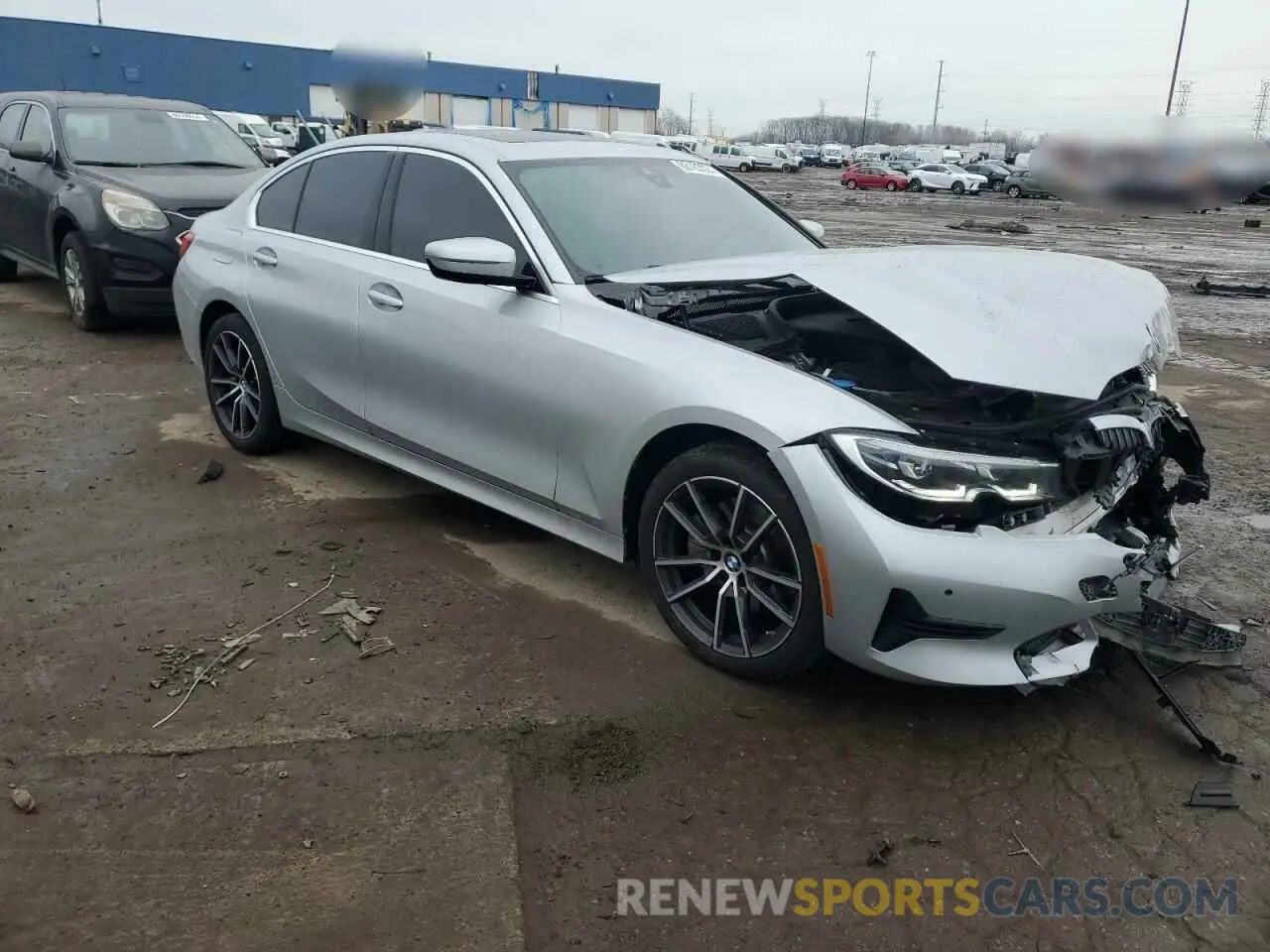 4 fotografías del automóvil dañado WBA5R7C53KFH15074 BMW 3 SERIES 2019