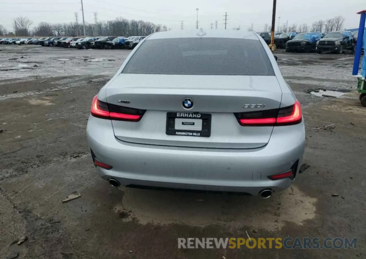 6 fotografías del automóvil dañado WBA5R7C53KFH15074 BMW 3 SERIES 2019