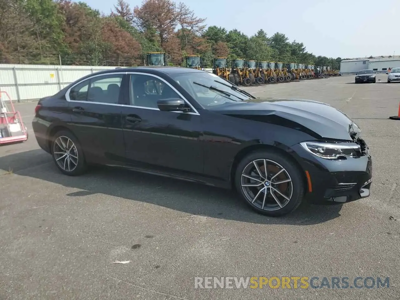 4 fotografías del automóvil dañado WBA5R7C55KAJ82185 BMW 3 SERIES 2019
