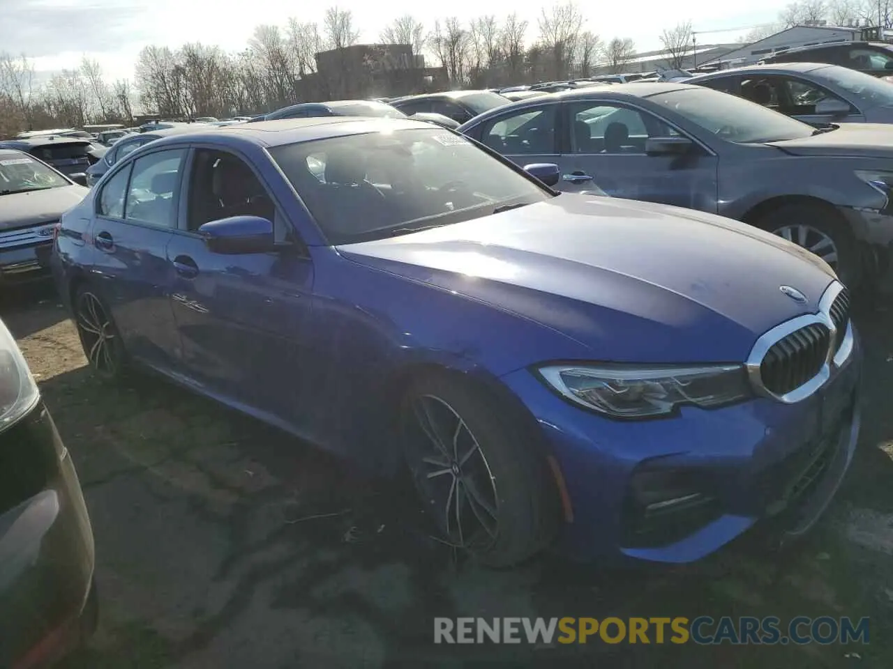 4 fotografías del automóvil dañado WBA5R7C55KAJ82509 BMW 3 SERIES 2019