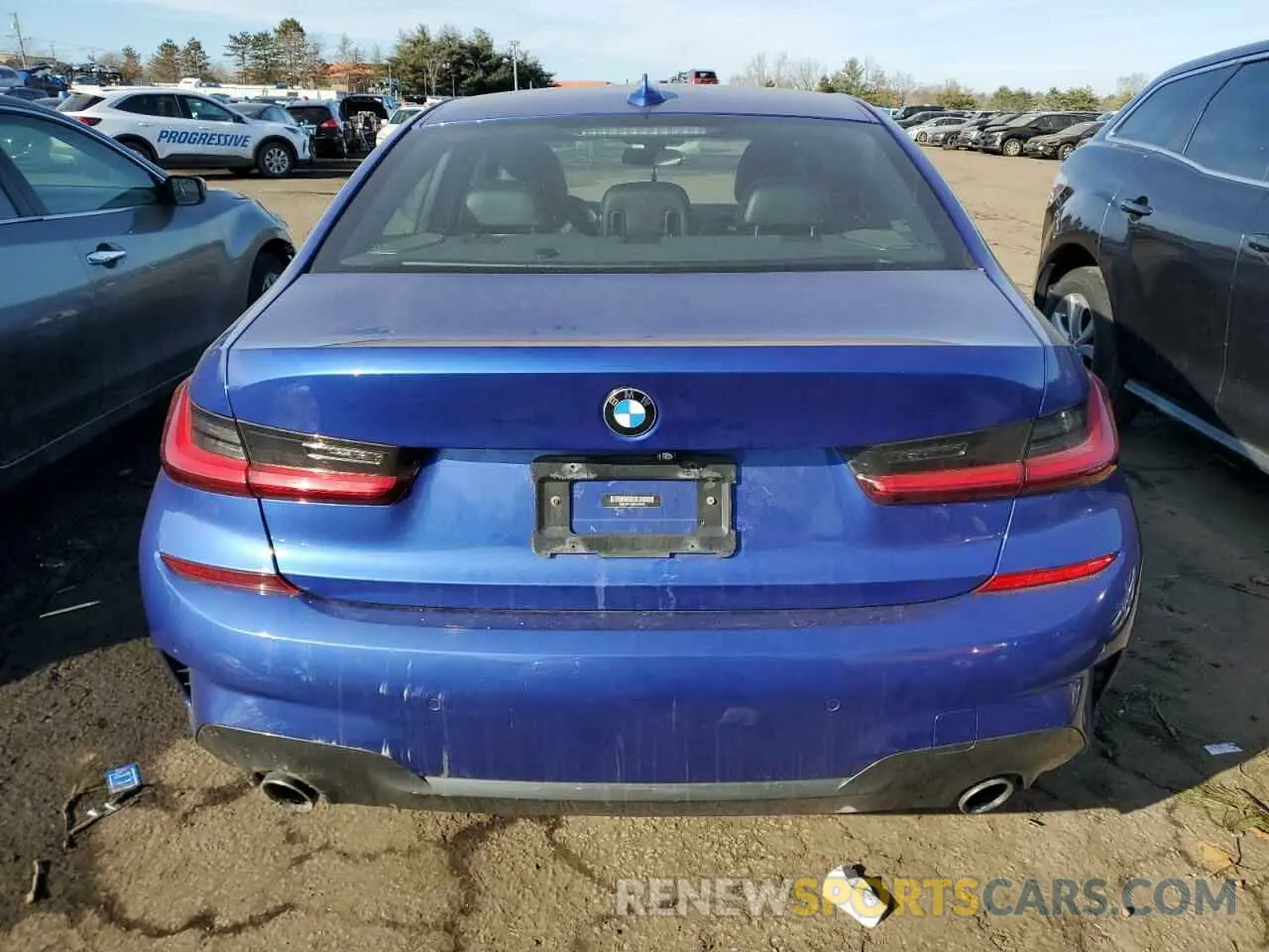 6 fotografías del automóvil dañado WBA5R7C55KAJ82509 BMW 3 SERIES 2019