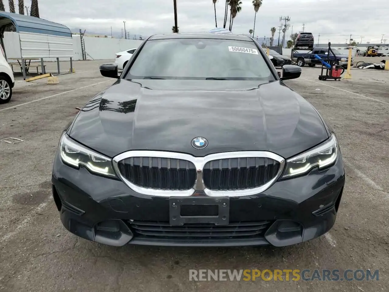 5 fotografías del automóvil dañado WBA5R7C55KAJ85877 BMW 3 SERIES 2019