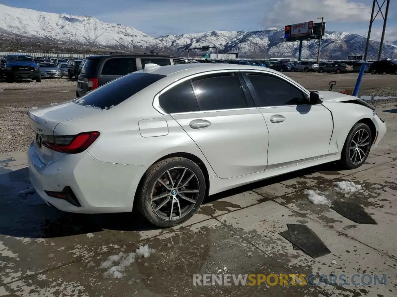 3 fotografías del automóvil dañado WBA5R7C57KAJ80695 BMW 3 SERIES 2019