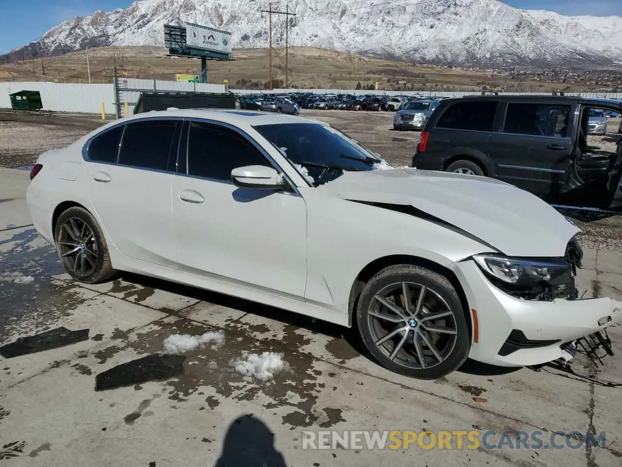 4 fotografías del automóvil dañado WBA5R7C57KAJ80695 BMW 3 SERIES 2019