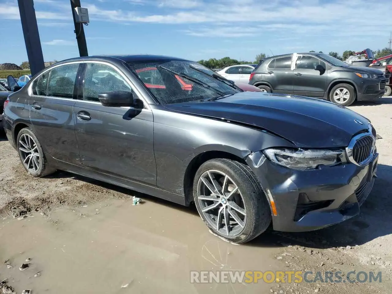 4 fotografías del automóvil dañado WBA5R7C58KAJ82049 BMW 3 SERIES 2019
