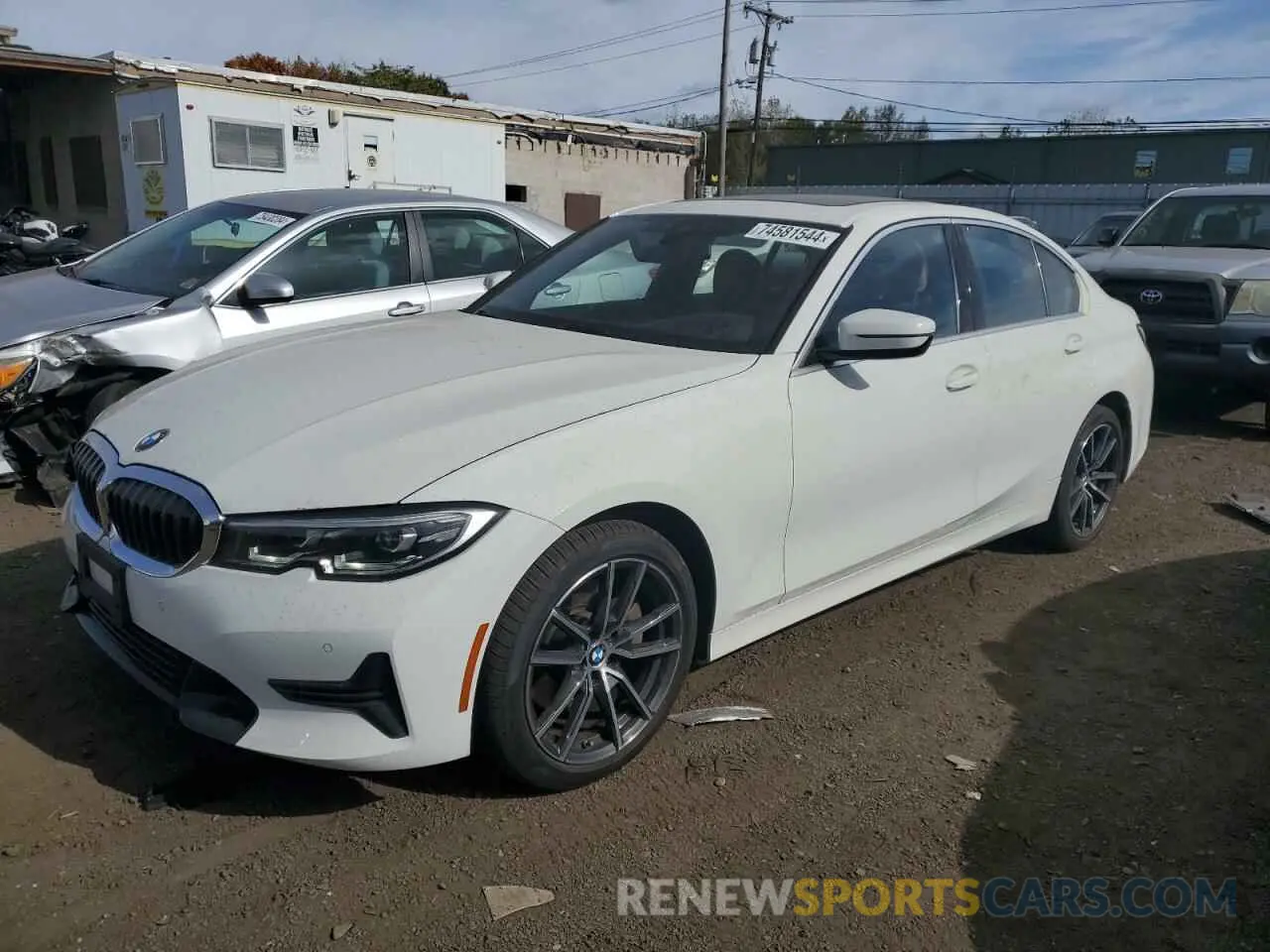 1 fotografías del automóvil dañado WBA5R7C58KAJ82150 BMW 3 SERIES 2019