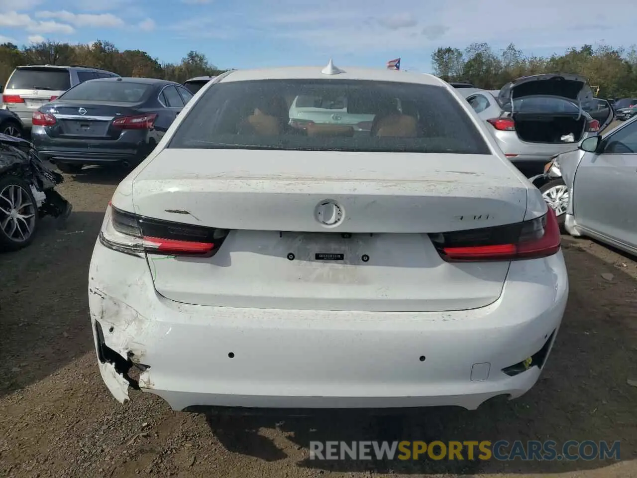 6 fotografías del automóvil dañado WBA5R7C58KAJ82150 BMW 3 SERIES 2019