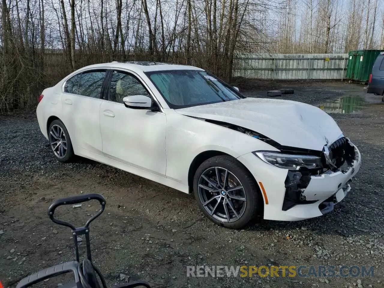 4 fotografías del automóvil dañado WBA5R7C58KAJ83816 BMW 3 SERIES 2019
