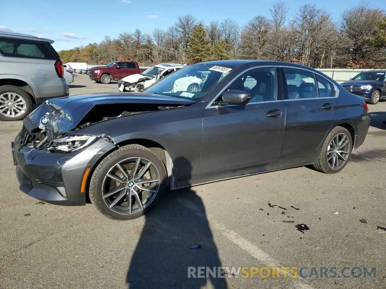 1 fotografías del automóvil dañado WBA5R7C58KAJ83914 BMW 3 SERIES 2019