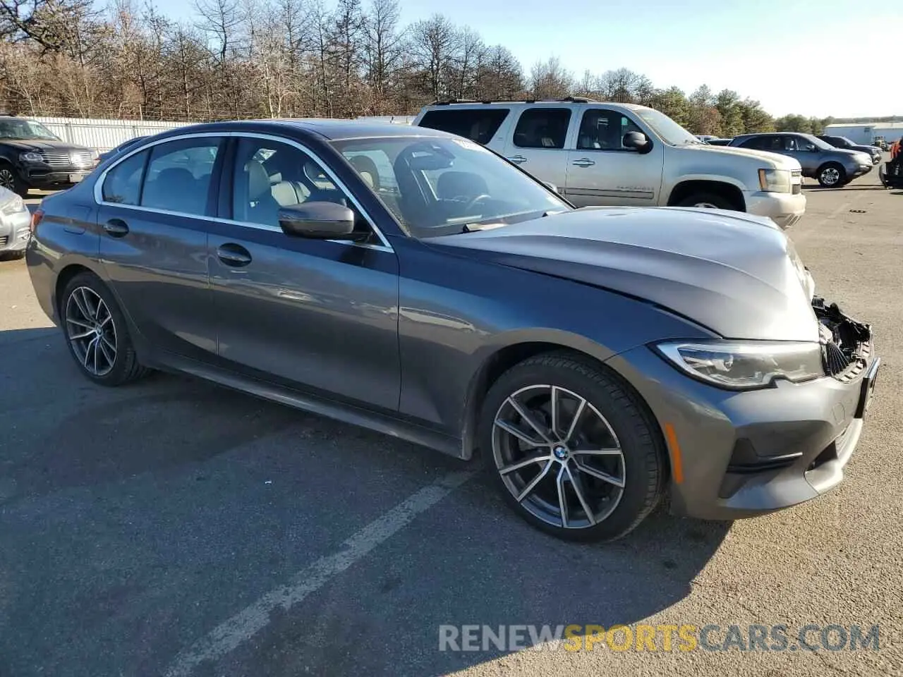4 fotografías del automóvil dañado WBA5R7C58KAJ83914 BMW 3 SERIES 2019
