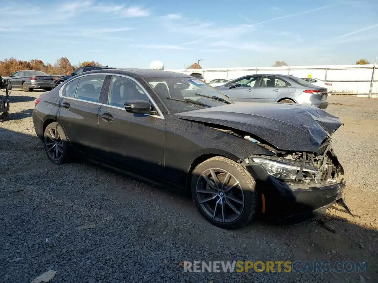 4 fotografías del automóvil dañado WBA5R7C58KAJ86540 BMW 3 SERIES 2019