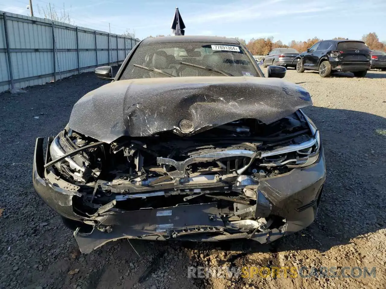 5 fotografías del automóvil dañado WBA5R7C58KAJ86540 BMW 3 SERIES 2019