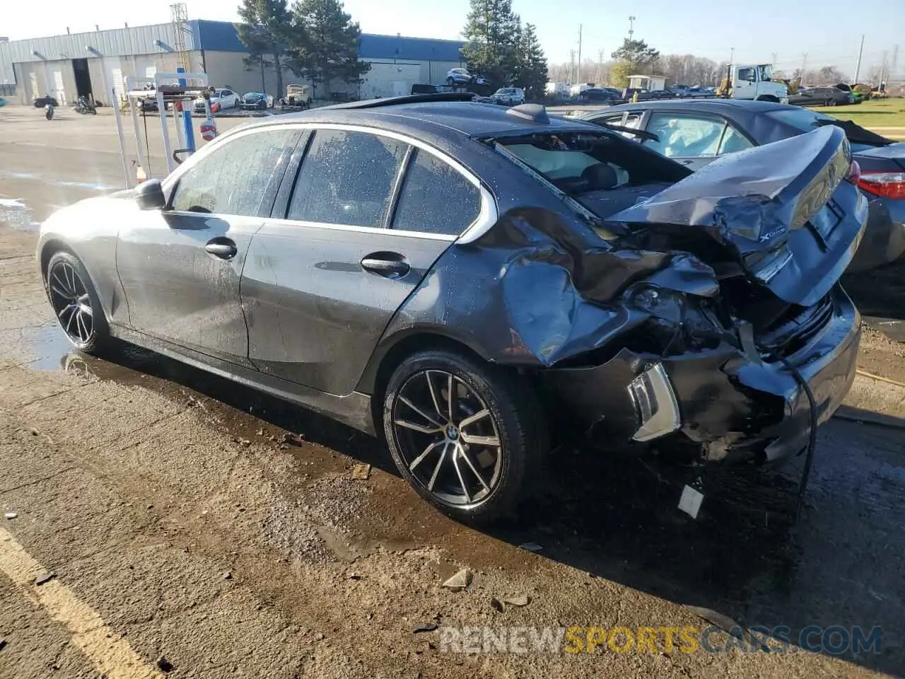 2 fotografías del automóvil dañado WBA5R7C58KFH20416 BMW 3 SERIES 2019