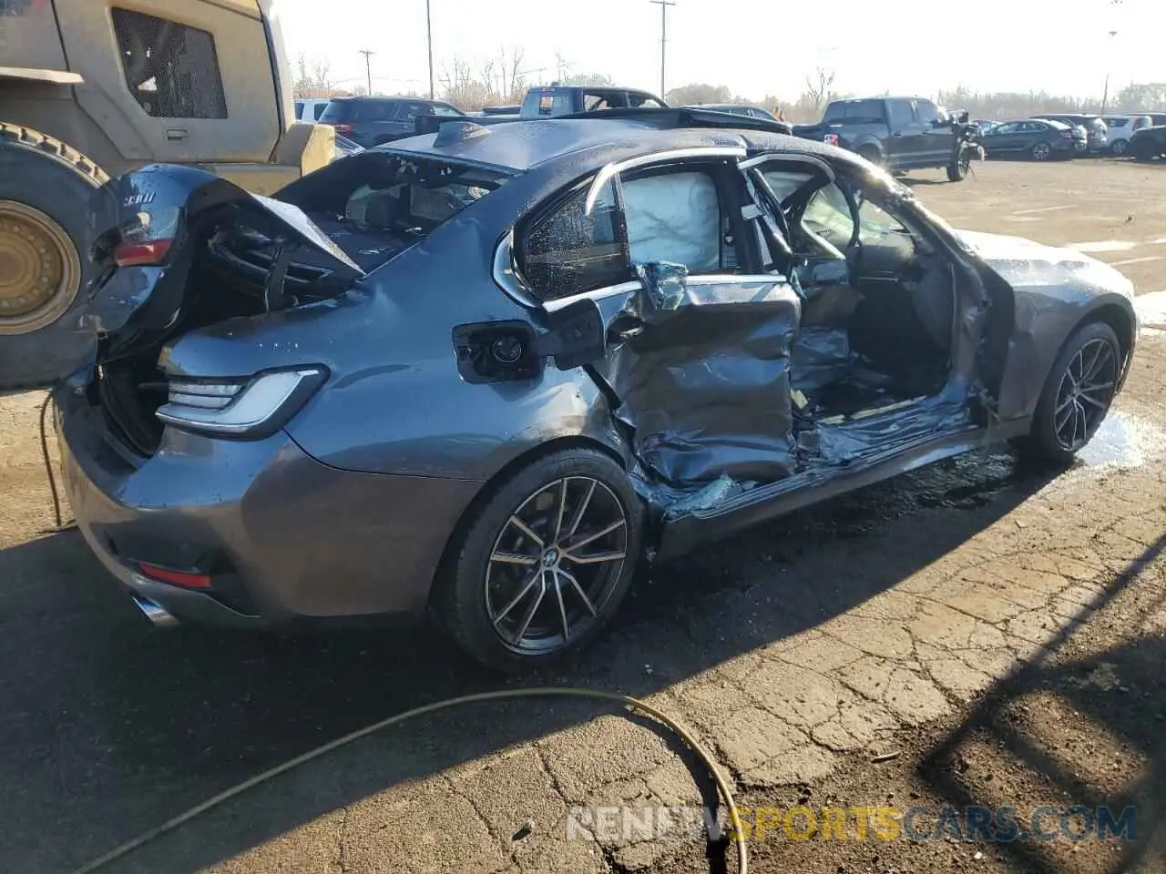 3 fotografías del automóvil dañado WBA5R7C58KFH20416 BMW 3 SERIES 2019