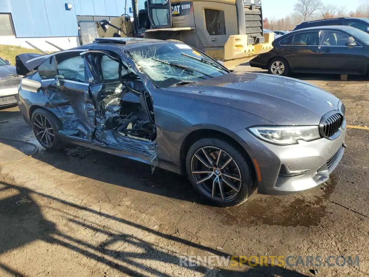4 fotografías del automóvil dañado WBA5R7C58KFH20416 BMW 3 SERIES 2019
