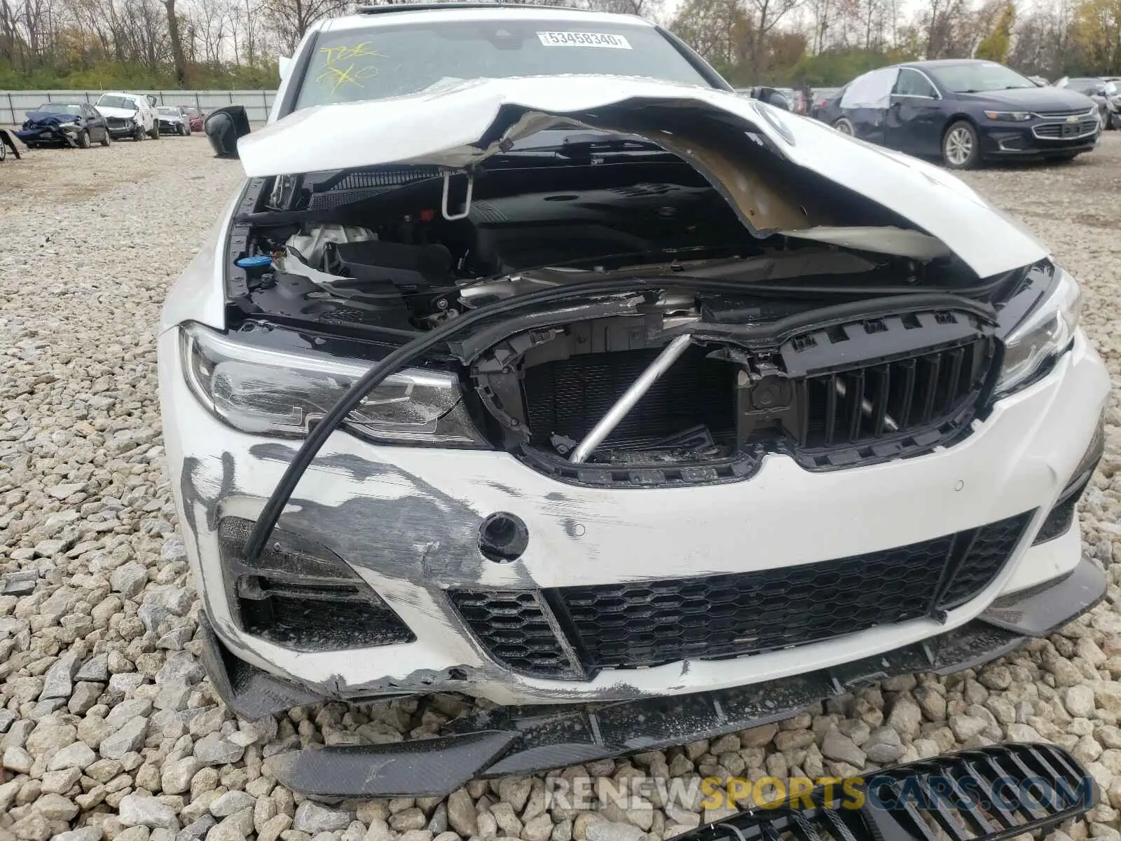 9 fotografías del automóvil dañado WBA5R7C59KAJ80648 BMW 3 SERIES 2019