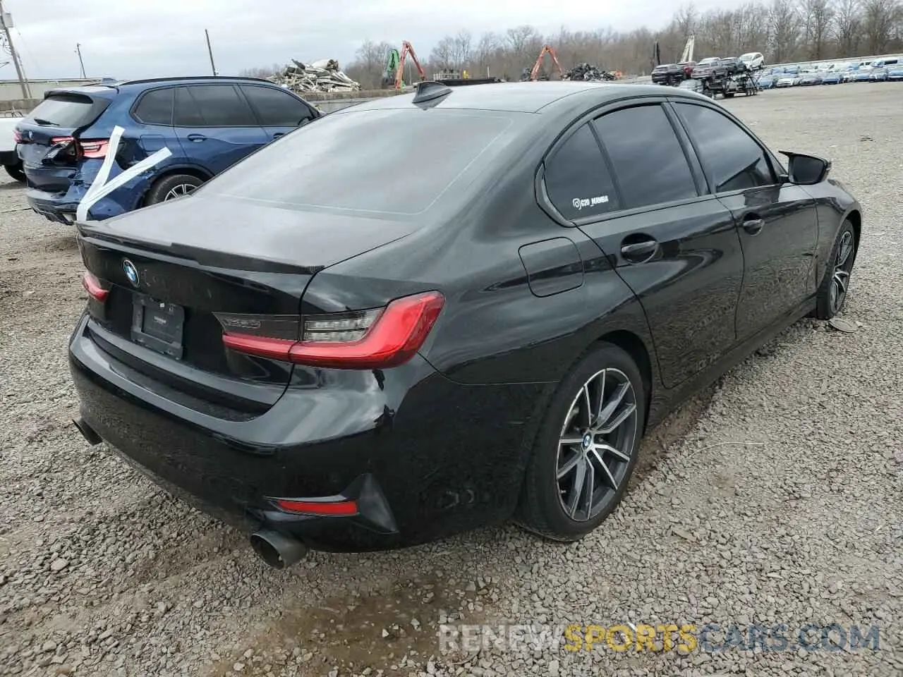 3 fotografías del automóvil dañado WBA5R7C59KFH30291 BMW 3 SERIES 2019