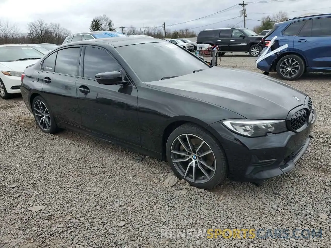 4 fotografías del automóvil dañado WBA5R7C59KFH30291 BMW 3 SERIES 2019