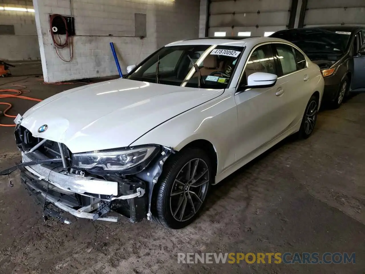 2 fotografías del automóvil dañado WBA5R7C5XKFH03441 BMW 3 SERIES 2019
