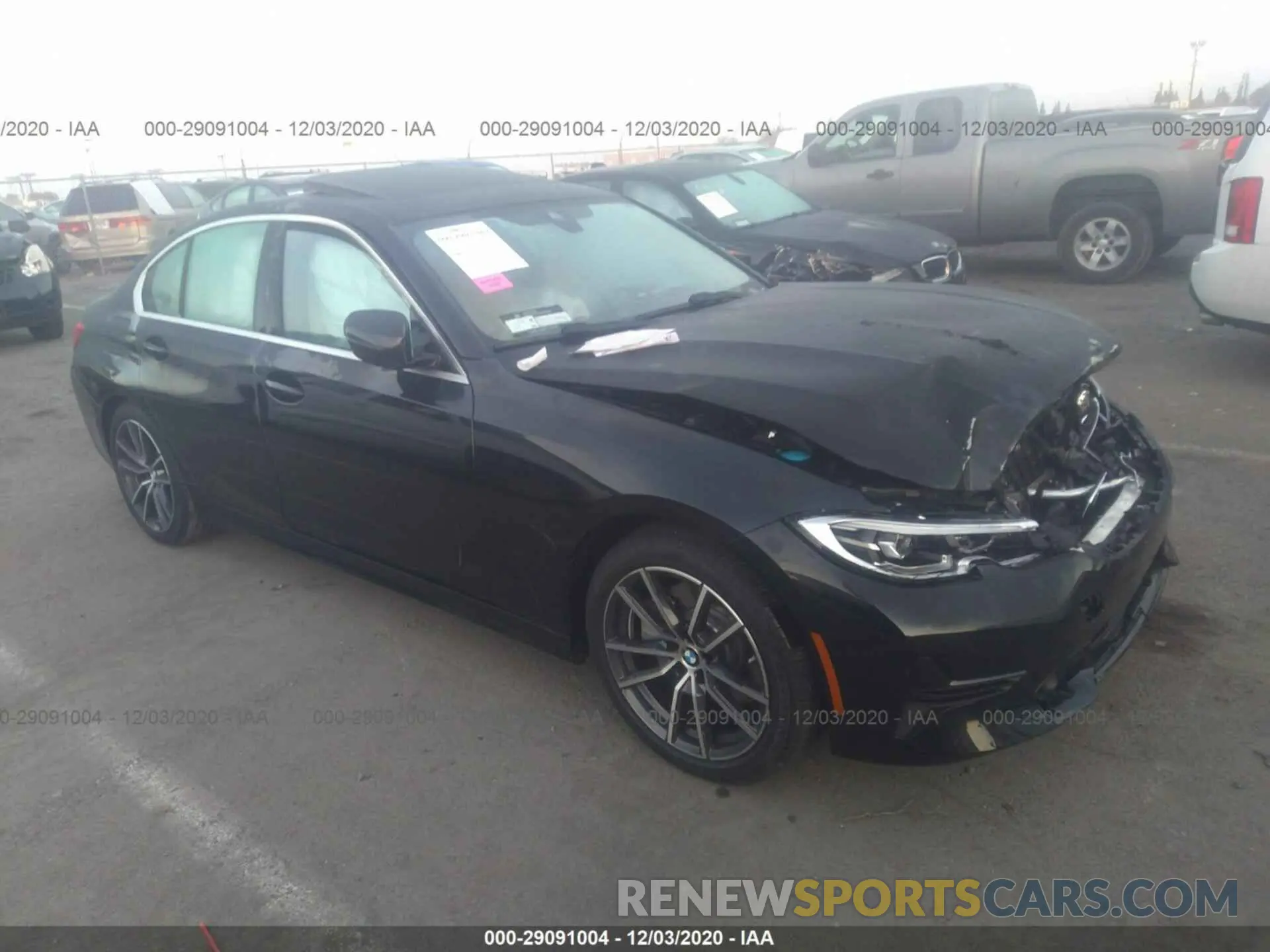 1 fotografías del automóvil dañado 3MW5R1J00L8B13616 BMW 3 SERIES 2020