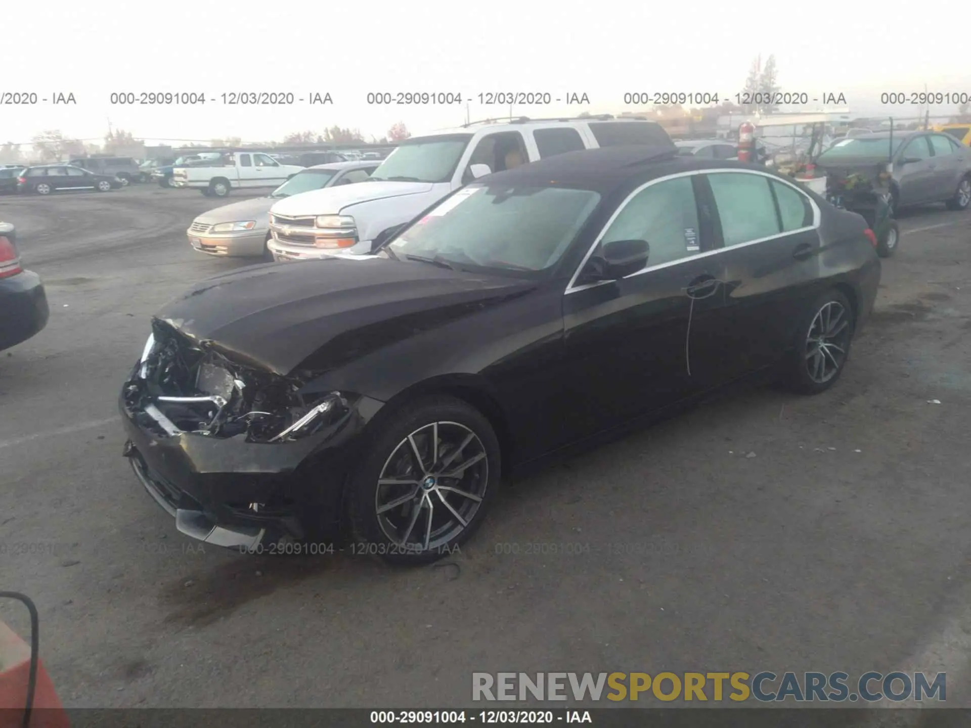 2 fotografías del automóvil dañado 3MW5R1J00L8B13616 BMW 3 SERIES 2020