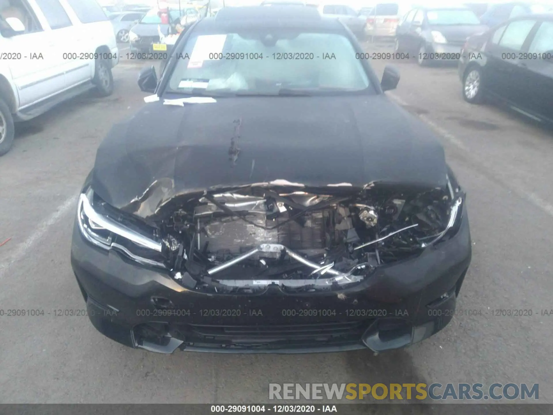 6 fotografías del automóvil dañado 3MW5R1J00L8B13616 BMW 3 SERIES 2020