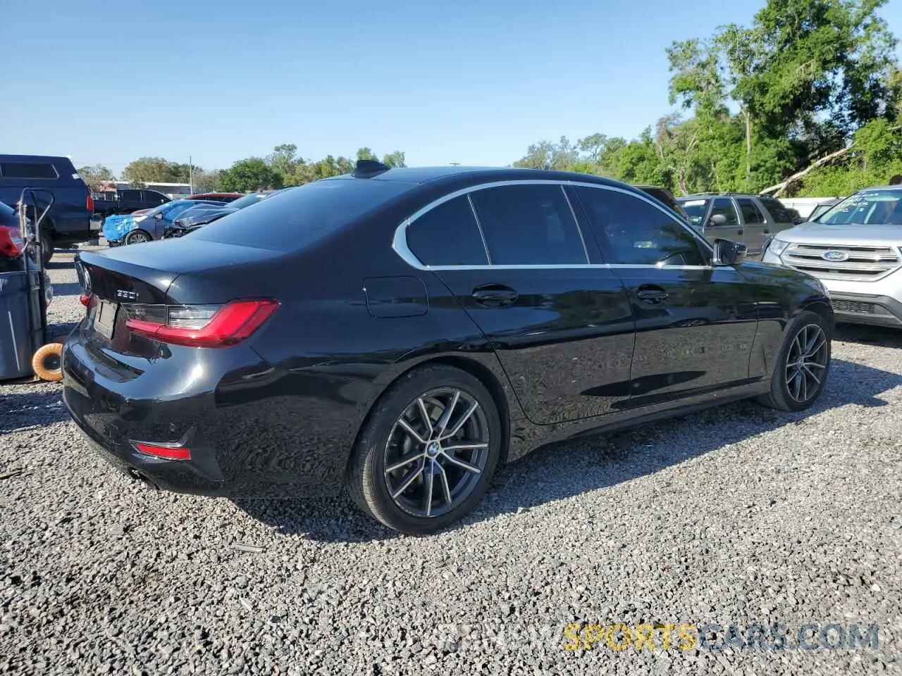 3 fotografías del automóvil dañado 3MW5R1J00L8B16791 BMW 3 SERIES 2020