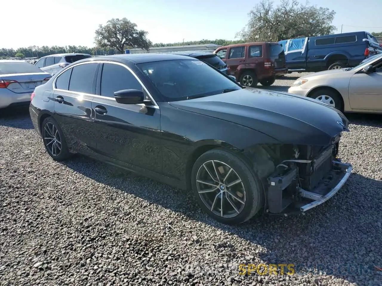 4 fotografías del automóvil dañado 3MW5R1J00L8B16791 BMW 3 SERIES 2020