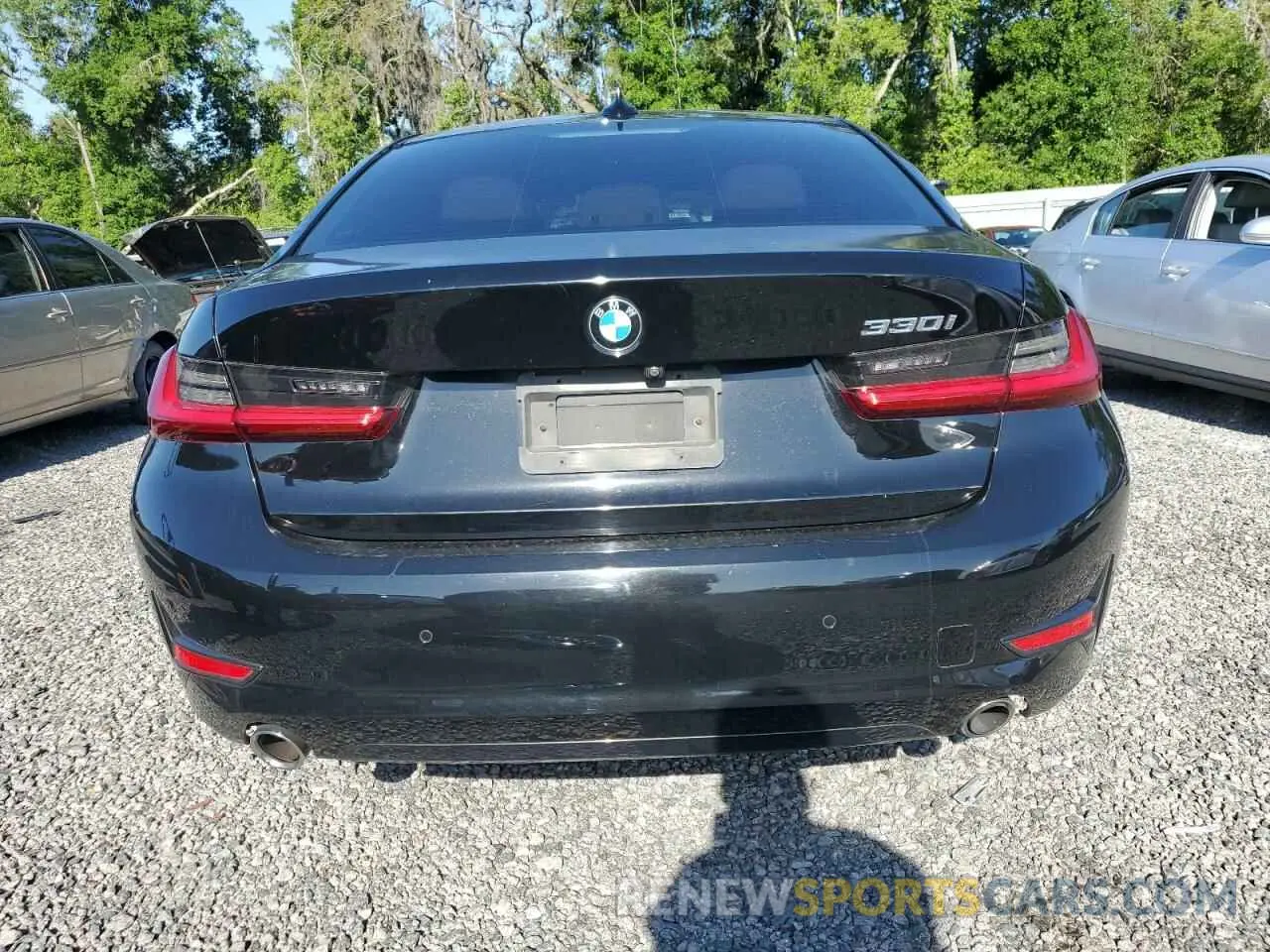 6 fotografías del automóvil dañado 3MW5R1J00L8B16791 BMW 3 SERIES 2020