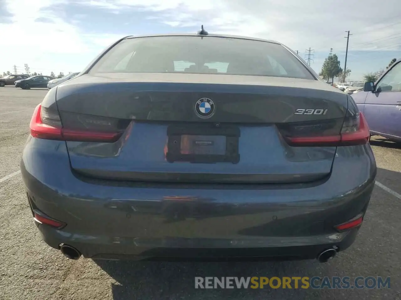 6 fotografías del automóvil dañado 3MW5R1J00L8B20307 BMW 3 SERIES 2020