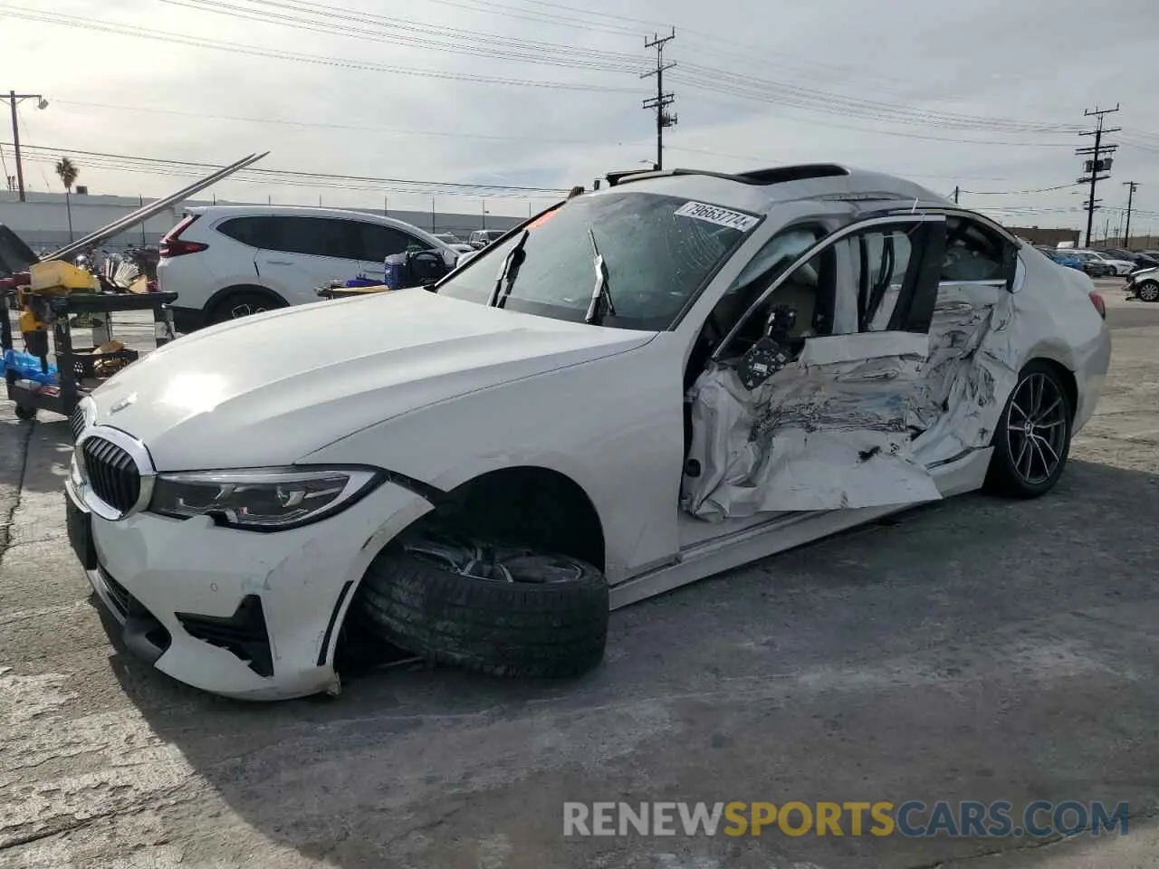 1 fotografías del automóvil dañado 3MW5R1J01L8B07758 BMW 3 SERIES 2020
